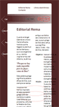 Mobile Screenshot of editorialrema.com