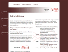 Tablet Screenshot of editorialrema.com